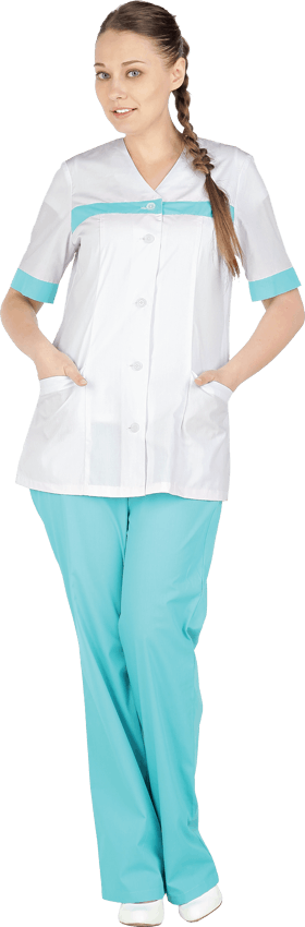 Костюм АНЮТА, белый-зеленый